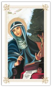 Obrazki święte z modlitwą Święta Brygida