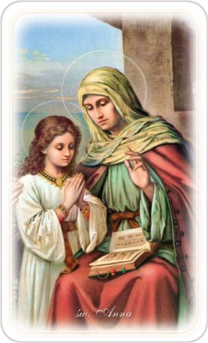 Obrazki Święte z modlitwą do Świ]ętej Anny