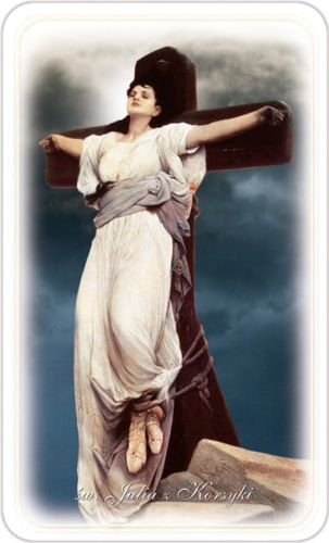 Obrazki święte z modlitwą do Świętej Julii