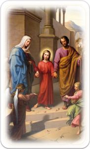 Obrazki Święte z modlitwą do Świętej Rodziny