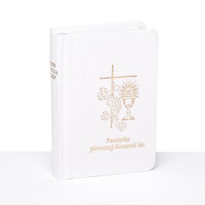 Modlitewnik Książeczka Komunijna - JMJ - biała