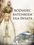 Baner na Różaniec "Różaniec ratunkiem dla świata " 75x100cm
