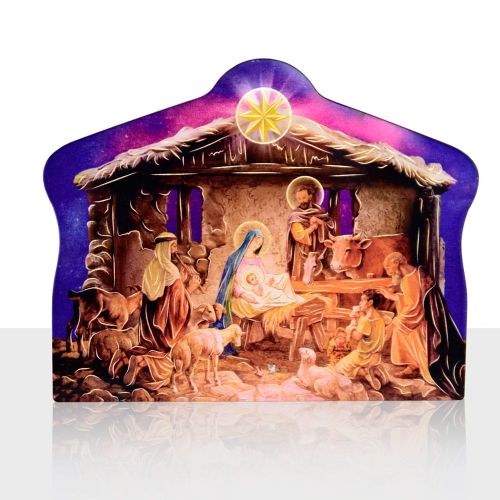 Szopka Bożonarodzeniowa - Święta Rodzina - Pasterze