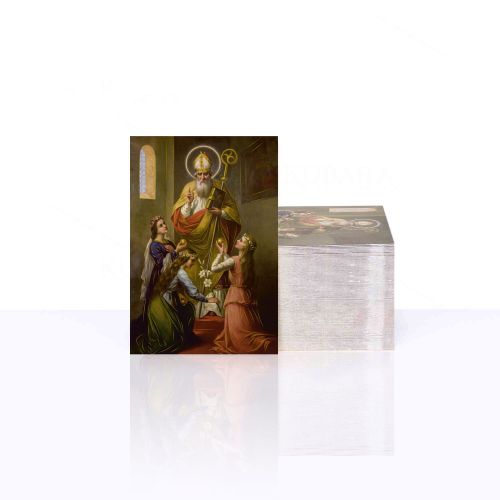 Obrazki z modlitwą do Świętego Mikołaja - 100 szt.