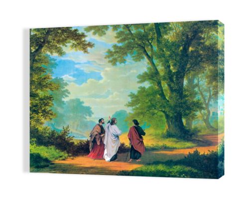 Obraz religijny na płótnie Droga do Emaus