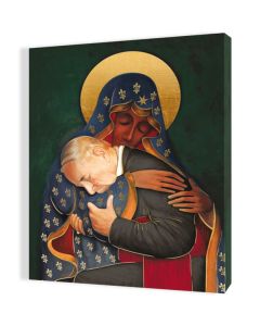 Obraz religijny na płótnie Matka Boża i Kardynał Wyszyński