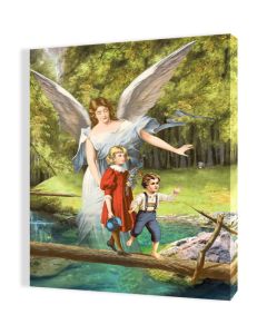 Obraz religijny na płótnie Anioł Stróż