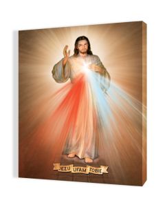 Obraz religijny na płótnie Jezus Miłosierny, Jezu Ufam Tobie