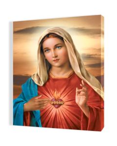Obraz religijny na płótnie Serce Maryi