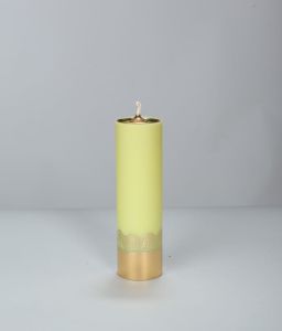 Świeca ołtarzowa żółta 22/63