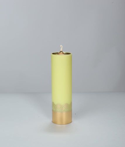 Świeca ołtarzowa żółta 22/63