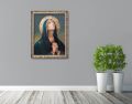 Obraz religijny na płótnie Matka Boża Bolesna w ramie z ornamentem