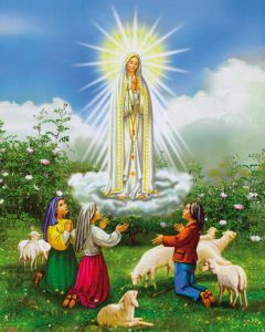 Plakat religijny Matka Boża Fatimska