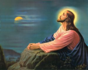 Plakat religijny Modlitwa w Ogrójcu