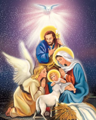 Plakat religijny Święta Rodzina