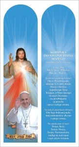 Zakładki - Jezus Miłosierny, Papież Franciszek - 50 szt.