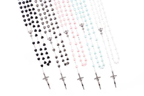 Różaniec na Pierwszą Komunię Świętą - mix kolorów