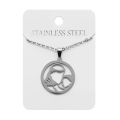 Naszyjnik - św. Antoni - Dzieciątko Jezus - Stainless Steel