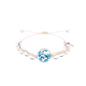 Bransoletka dziesiątek różańca kwiat Naturale mix kolorów 