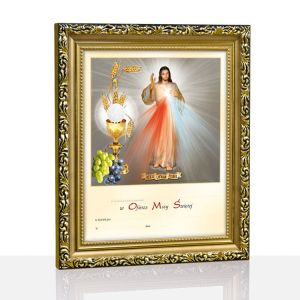 Pamiątka Pierwszej Komunii Świętej - Jezus Miłosierny