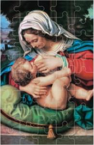 Puzzle Matka Boża Karmiąca