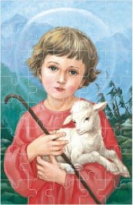 Puzzle Jezus Chrystus z barankiem