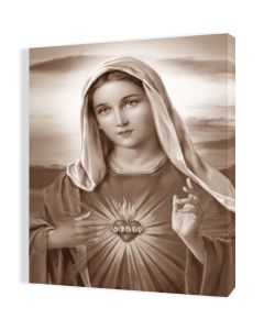 Obraz religijny na płótnie Serce Maryi