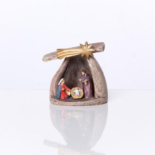 Szopka bożonarodzeniowa  Święta Rodzina 6 cm  Classic