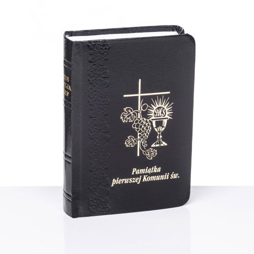 Modlitewnik Książeczka Komunijna - JMJ - czarna