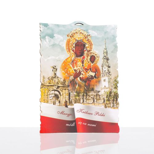 Matka Boska Częstochowska w sukience bursztynowej