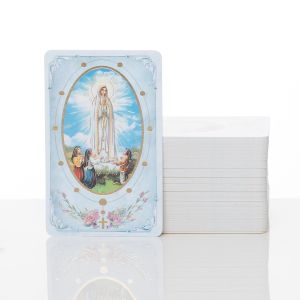 Obrazki Święte "modlitwa w drodze" Matka Boża Fatimska