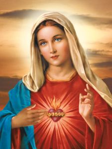 Plakat religijny Maryja - Serce Maryi