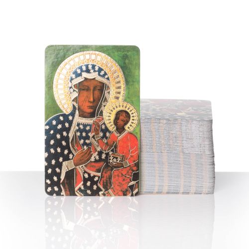 Obrazki Święte "modlitwa w drodze" Matka Boża Częstochowska