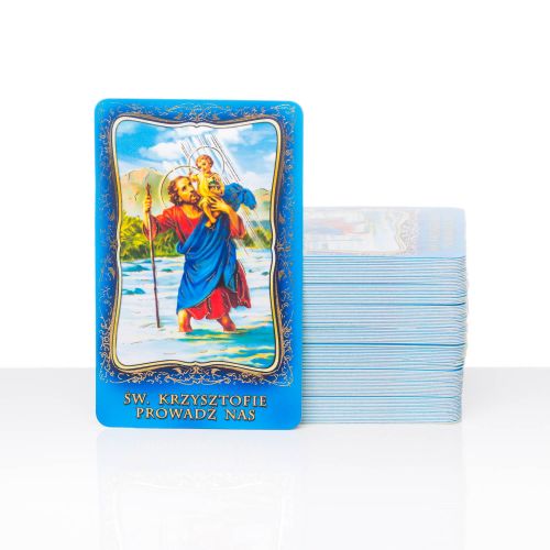 Obrazki Święte "modlitwa w drodze" Święty Krzysztof