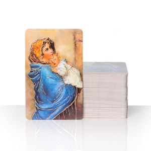 Obrazki Święte "modlitwa w drodze" Matka Boża z Dzieciątkiem Jezus