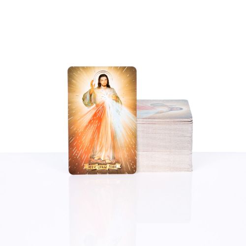 Obrazki Święte "modlitwa w drodze" Jezu Ufam Tobie