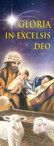 Baner na Boże Narodzenie, "Gloria in Excelsis Deo" 75x200 cm