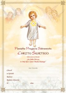 Pamiątka Chrztu Świętego