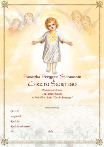Pamiątka Chrztu Świętego