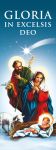 Baner na Boże Narodzenie, "Gloria in Excelsis Deo" 75x200 cm
