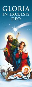 Baner na Boże Narodzenie, "Gloria in Excelsis Deo" 75x200 cm