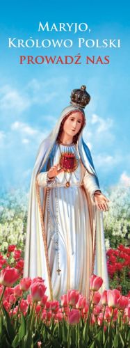 Baner religijny Matka Boża Fatimska 75x200 cm