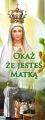 Baner Matka Boża "Okaż, że jesteś matką" 75x200 cm