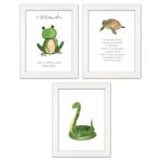 Zestaw 3 obrazków dla dzieci modlitwa, metryczka z personalizacją