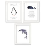 Zestaw 3 obrazków dla dzieci modlitwa, metryczka z personalizacją