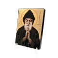 Naklejana ikona religijna Święty Szarbel