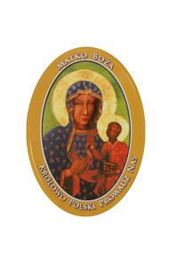 Naklejki na świece Matka Boża Częstochowska - 25 arkuszy