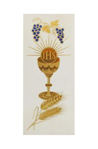 Naklejki na świece liturgiczną, IHS - 25 sztuk