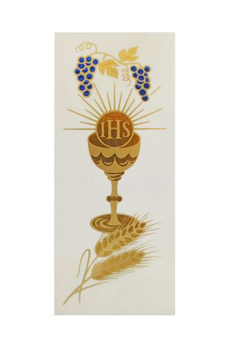 Naklejki na świece liturgiczną, IHS