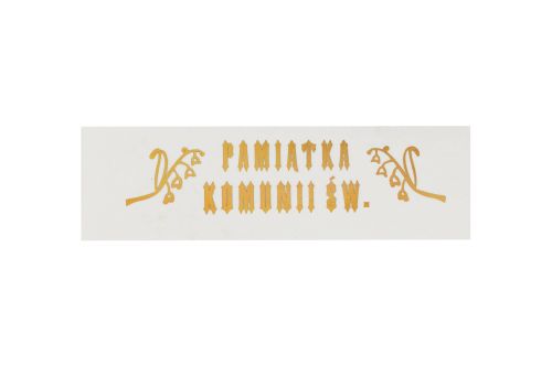 Naklejki na świece Pamiątka Komunii Św.